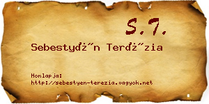 Sebestyén Terézia névjegykártya